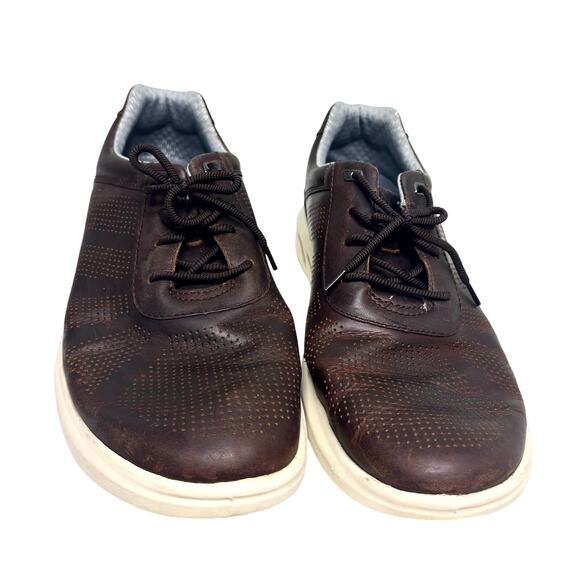 Johnston & Murphy Brown Perforated Leather Lace Up Oxford Sneaker Sole 11.5 main image 6